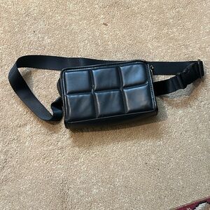 Amanda Uprichard Black Leather Bag